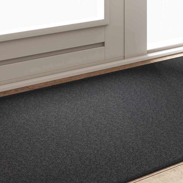 vidaXL Runner de Alfombra Gris oscuro 100 x 200 cm 100% Polipropileno
