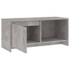 vidaXL Mueble para TV madera contrachapada gris hormig&oacute;n 90x35x40 cm