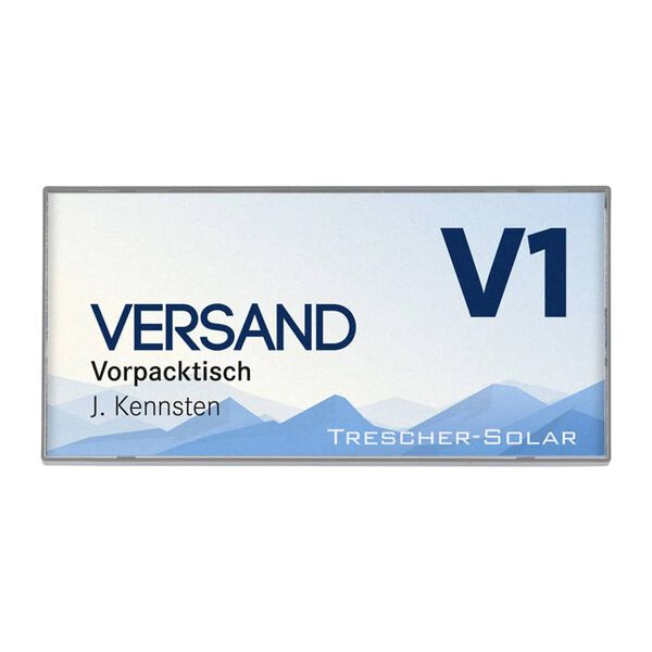 MOEDEL Cartel de puerta Kairo 7,5x14,9x1 cm gris 5 unidades