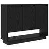 vidaXL Aparador Roble Negro 97 x 29 x 75 cm Madera de ingenier&iacute;a