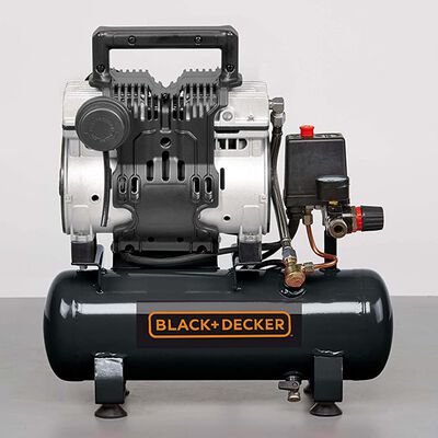 BLACK+DECKER Compresor de aire silencioso 6 L 230 V
