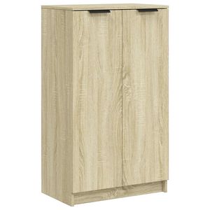 vidaXL Zapatero madera contrachapada roble Sonoma 59x35x100,5 cm