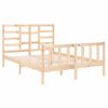 vidaXL Estructura de cama madera maciza 120x190 cm