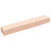 vidaXL Estante de pared madera maciza de roble sin tratar 60x10x6 cm