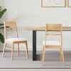 vidaXL Sillas de comedor 2 pcs Natural 43 x 54 x 89 cm