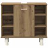 vidaXL Juego de muebles ba&ntilde;o 3 piezas madera ingenier&iacute;a roble artisan