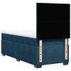 vidaXL Cama box spring con colch&oacute;n terciopelo azul 90x190 cm