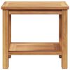 vidaXL Mesa de Café Marrón 50 x 35 x 45 cm Madera de teca maciza
