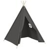 vidaXL Tienda tipi ni&ntilde;os y bolsa piel de melocot&oacute;n gris 120x120x150cm
