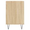 vidaXL Mueble para TV madera contrachapada roble Sonoma 100x35x55 cm