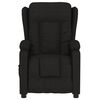 vidaXL Sill&oacute;n reclinable el&eacute;ctrico de tela negro