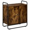vidaXL Aparador Roble Ahumado 68 x 35 x 75 cm Madera de ingenier&iacute;a