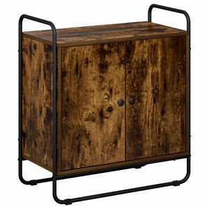 vidaXL Aparador Roble Ahumado 68 x 35 x 75 cm Madera de ingenier&iacute;a