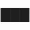 vidaXL Conjunto de Comedor de Jard&iacute;n 5 pcs Negro rat&aacute;n sint&eacute;tico