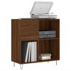 vidaXL Mueble discos madera contrachapada roble marrón 84,5x38x89 cm