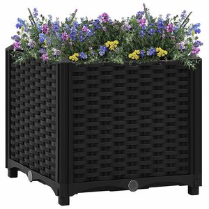 vidaXL Jardinera elevada 40x40x38 cm Polipropileno