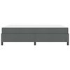 vidaXL Cama tipo Box Spring Gris oscuro 160 x 200 cm tela