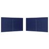 vidaXL Panel lateral de tienda para fiestas 2 uds. 400 x 195 cm Azul