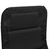 vidaXL Tumbona plegable 2 uds textilene acero con recubrimiento negro