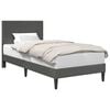 vidaXL Estructura de cama Gris oscuro 80 x 200 cm Tela de Pana