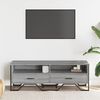 vidaXL Mueble de TV madera de ingenier&iacute;a gris sonoma 122x34x41 cm
