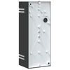 vidaXL Aplique de exterior de acero inoxidable negro