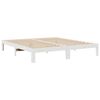 vidaXL Estructura de cama sin colch&oacute;n madera maciza de pino 160x200 cm