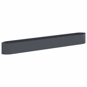 vidaXL Cama de Jard&iacute;n Elevada Gris antracita 380 x 40 x 40 cm Acero