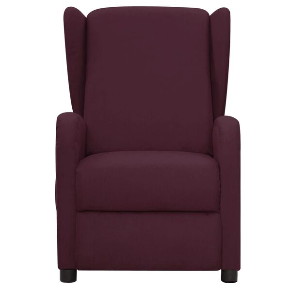 vidaXL Sillón de masaje de tela morado