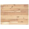 vidaXL Estantes flotantes 2 uds madera acacia sin tratar 60x30x2 cm