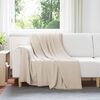 vidaXL Mantitas de Sof&aacute; 24 pcs Beige 200 x 150 cm Lana