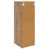 vidaXL Mueble de pared Roble artesanal 35 x 37 x 102 cm