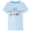 Camiseta infantil azul claro 104
