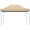 vidaXL Carpa de Fiesta Beige 279 x 410 x 315 cm Tela Oxford