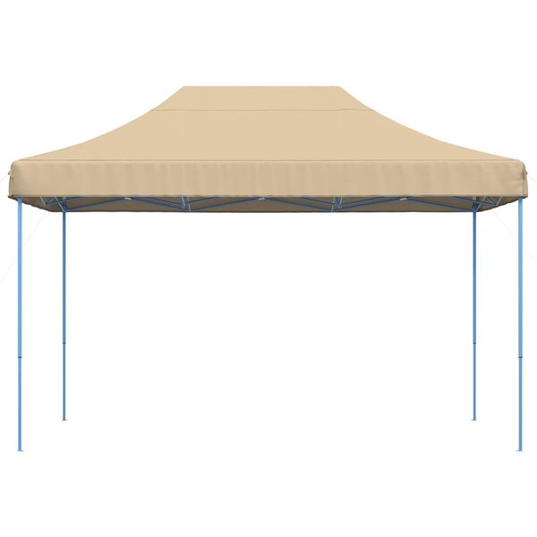 vidaXL Carpa de Fiesta Beige 279 x 410 x 315 cm Tela Oxford