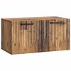vidaXL Mueble para TV de pared Madera envejecida 59,5 x 31 x 30 cm