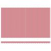 vidaXL Toldo Retráctil Manual red and white 500 x 300 cm Tela, Metal