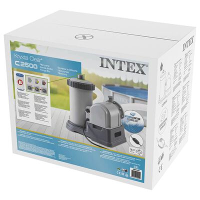 Intex Bomba de filtro de cartucho 9463 L/h 28634GS