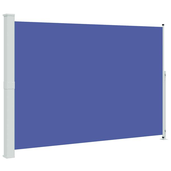 vidaXL Toldo lateral retr&aacute;ctil para patio azul 200x300 cm