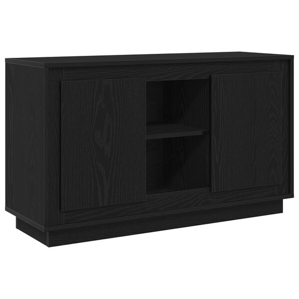 vidaXL Vitrina Roble Negro 102 x 35 x 60 cm Madera contrachapada