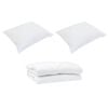 vidaXL Edredón con almohada 3 pcs Microfibra