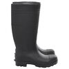 vidaXL Botas de agua negro n&uacute;mero 39 PVC