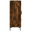 vidaXL Aparador de madera de ingenier&iacute;a roble ahumado 69,5x34x90 cm