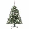 vidaXL &Aacute;rbol de Navidad artificial Verde 120 cm PVC, Pl&aacute;stico y Acero