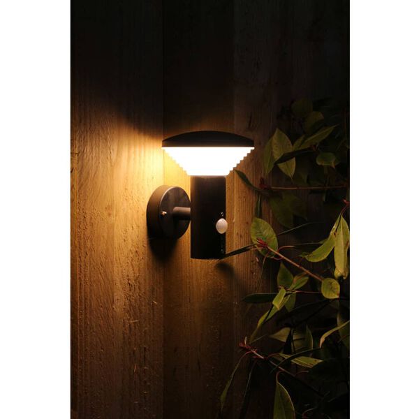 Luxform L&aacute;mpara LED de pared de jard&iacute;n con sensor PIR Bitburg LUX1704Z