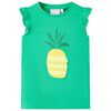 Camiseta infantil verde 116