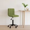 vidaXL Silla de oficina giratoria de terciopelo verde claro