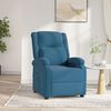 vidaXL Sill&oacute;n reclinable el&eacute;ctrico terciopelo azul
