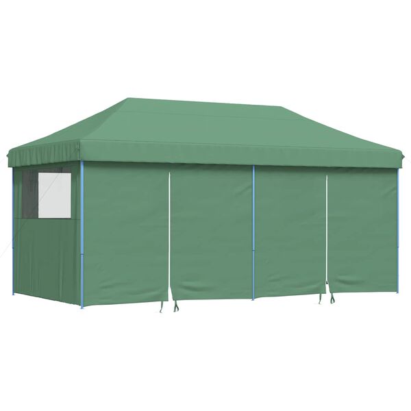 vidaXL Carpa de Fiesta Verde 292 x 580 x 315 cm Tela Oxford