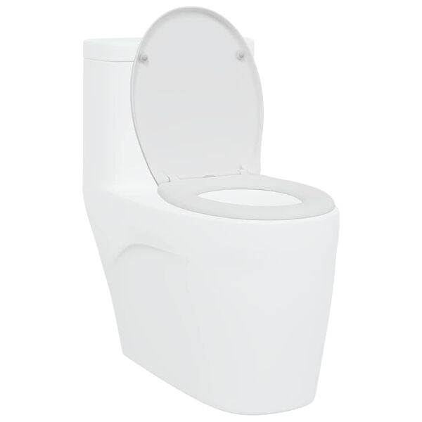 vidaXL Asiento de WC 44,8 x 37,3 x 4,2 cm Duroplast